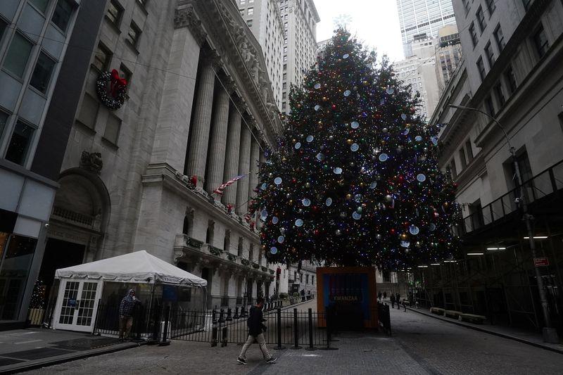 Wall St dips from record levels additional stimulus uncertain